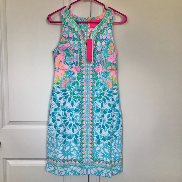 Lilly Pulitzer Dresses & Skirts - Lilly Pulitzer Sigrid Sleeveless Sheath Dress | Caribbean Citrus | Size 00